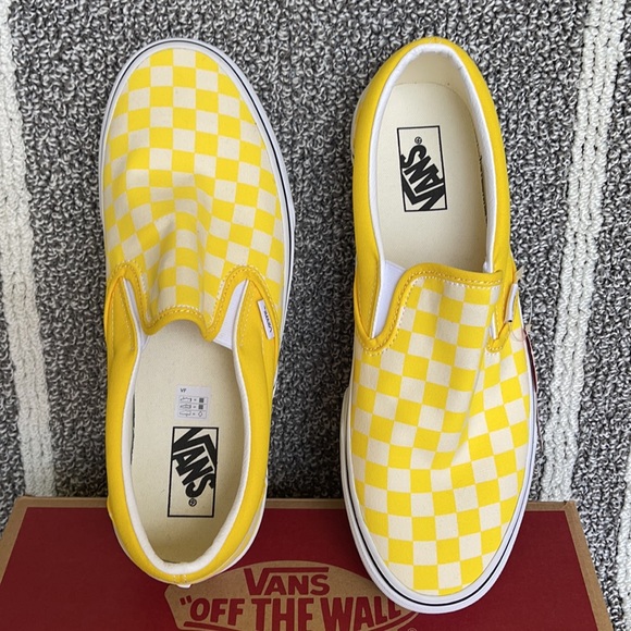 Vans Classic Slip-On Checkerboard Cybrylwtrwt MENS - Picture 13 of 16